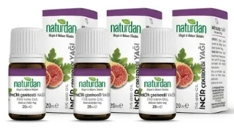 Incir Çekirdeği(Fig Seed Oil)yağı %100 Doğal Saf 20 ml 3 lü set ürün görseli 1