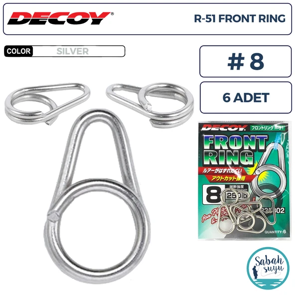 Decoy R-51 Front Ring Ön Halka #8 250lb (6 Adet) ürün görseli 1
