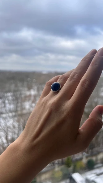 Lapis lazuli yüzük - Resim 2