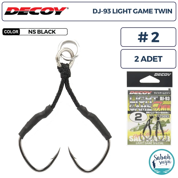 Decoy DJ-93 Light Game Çiftli Asist İğnesi #2 (2 Adet) ürün görseli 1