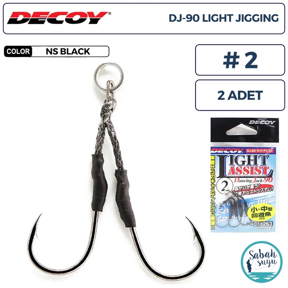 Decoy DJ-90 Light Jigging Çiftli Asist İğnesi #2 (2 Adet) ürün görseli 1