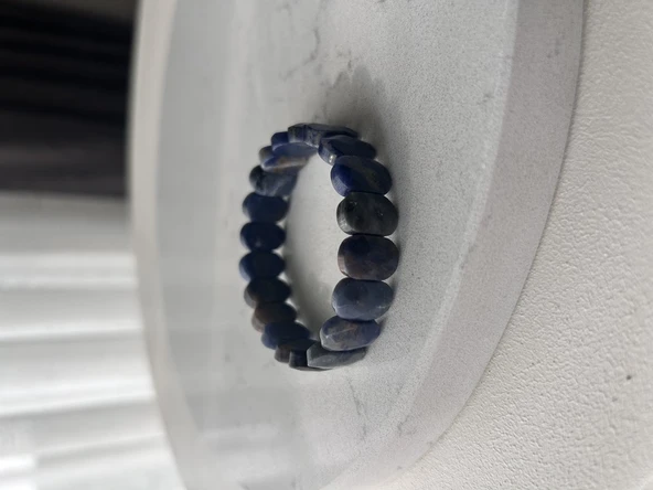 lapis lazuli bileklik - Resim 2