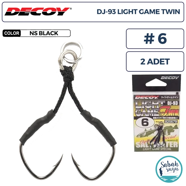 Decoy DJ-93 Light Game Çiftli Asist İğnesi #6 (2 Adet) ürün görseli 1