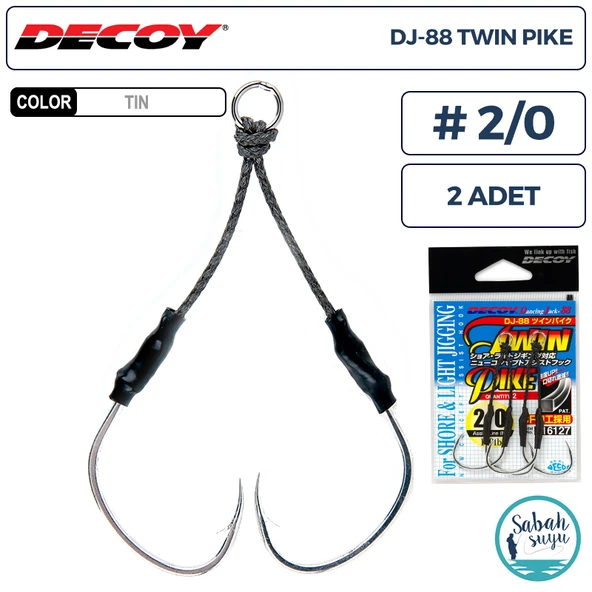 Decoy DJ-88 Twin Pike Çiftli Asist İğnesi #2/0 (2 Adet) ürün görseli 1