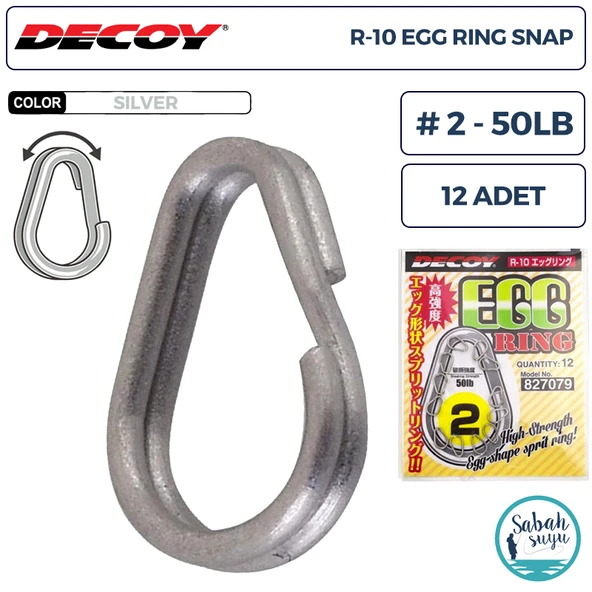 Decoy R-10 Egg Ring Halka #2 50lb (12 Adet) ürün görseli 1