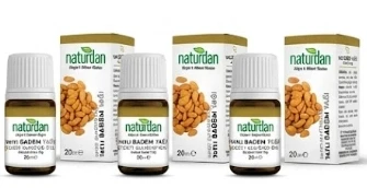 Tatlı Badem yağı %100 Doğal Saf 20 ml 3 lü set ürün görseli 1