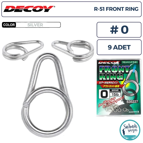 Decoy R-51 Front Ring Ön Halka #0 15lb (9 Adet) ürün görseli 1