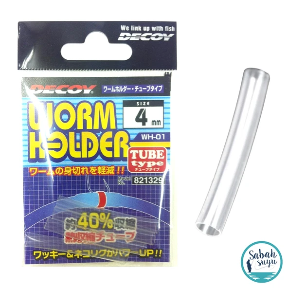 Decoy WH-01 Worm Holder Makaron 4mm Şeffaf ürün görseli 1