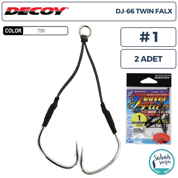 Decoy DJ-66 Twin Falx Çiftli Asist İğnesi #1 (2 Adet) ürün görseli 1