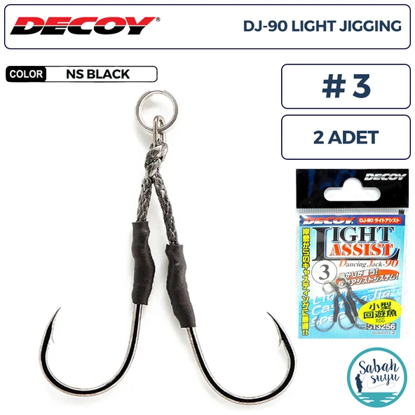 Decoy DJ-90 Light Jigging Çiftli Asist İğnesi #3 (2 Adet) ürün görseli 1
