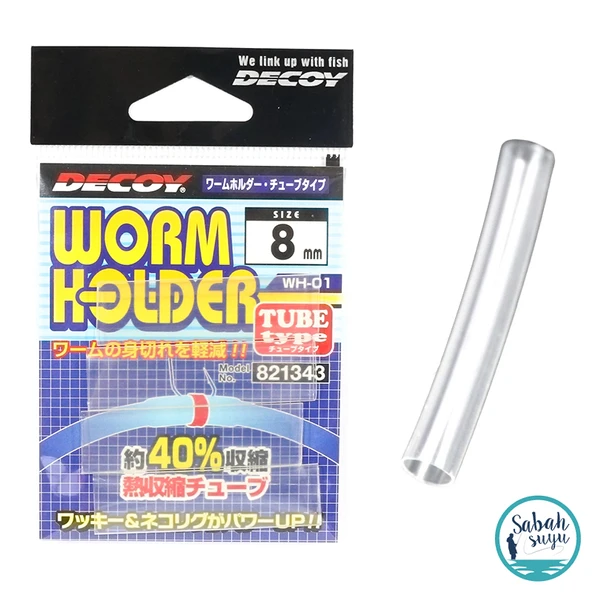 Decoy WH-01 Worm Holder Makaron 8mm Şeffaf ürün görseli 1