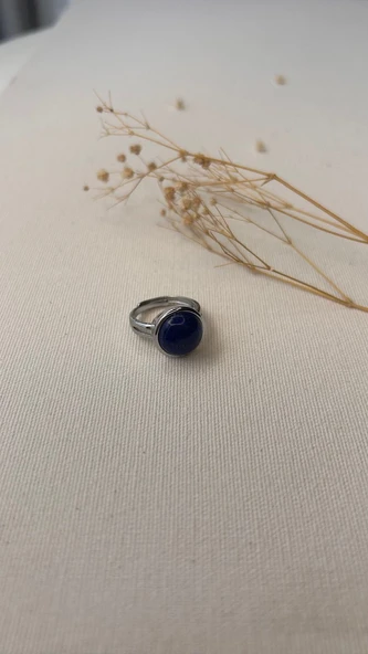 Lapis lazuli yüzük - Resim 5