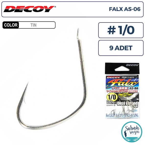 Decoy AS-06 Falx Jigging Asist İğne TIN #1/0 (9 Adet) ürün görseli 1
