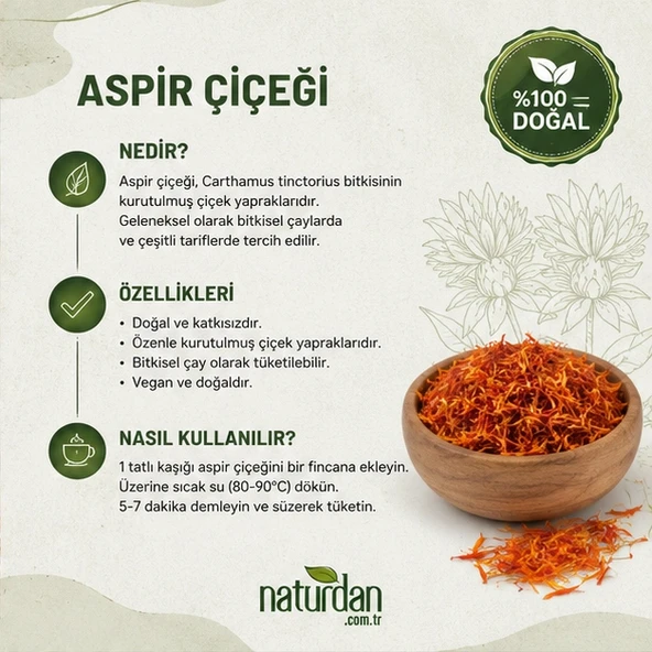 Aspir Çiçeği - 500 gr - Resim 2