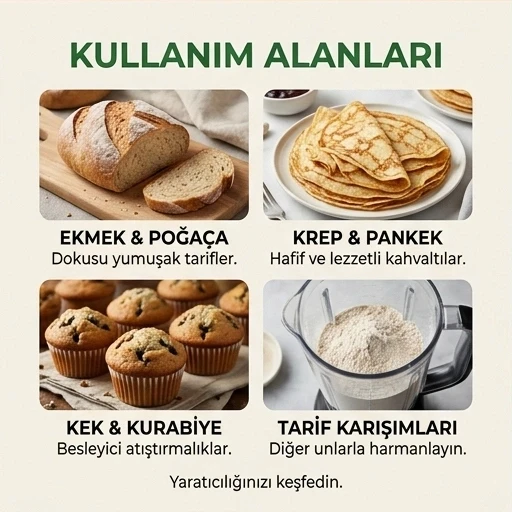 Çiğ Karabuğday Unu - 3 kg - Resim 4