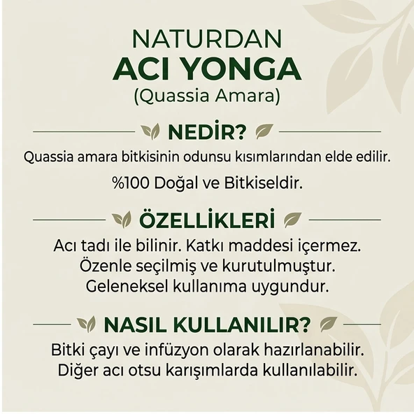 Acı Yonga - 100 gr - Resim 2