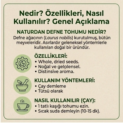 Defne Tohumu - 50 gr - Resim 4