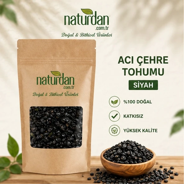Acı Çehre Tohumu Siyah - 100 gr ürün görseli 1