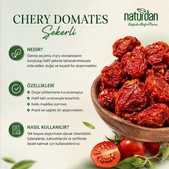 Cherry Domates Kurusu Şekerli - 2 kg - Resim 4
