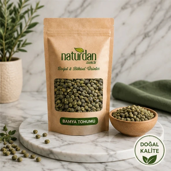 Bamya Tohumu (YENİLEBİLİR) Yerli Tohum Ilaçsız - 2 kg ürün görseli 1