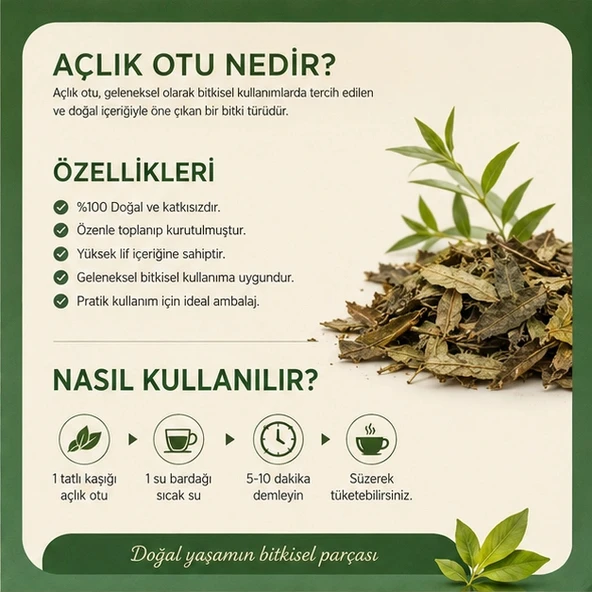 Açlık Otu - 5 kg - Resim 2
