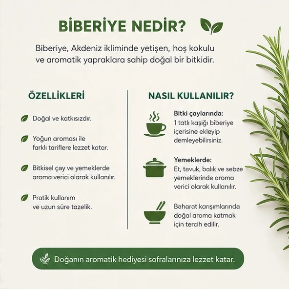 Biberiye - 500 gr - Resim 2