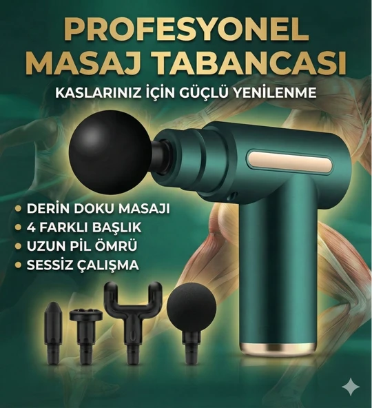 4 Başlıklı 6 Kademeli Titreşimli Şarjlı Mini Masaj Aleti ürün görseli 1