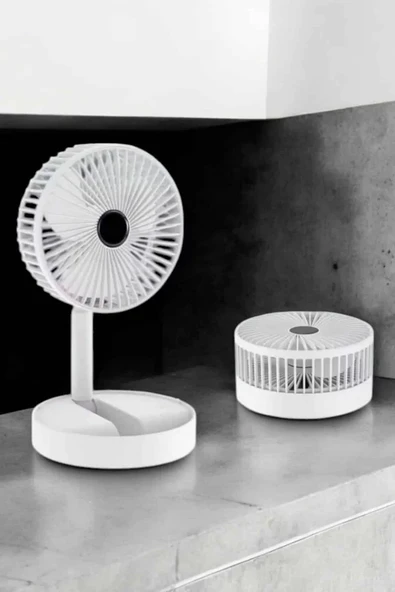 Soğutucu Vantilatör Telefon Standlı Mini Fan - Resim 3