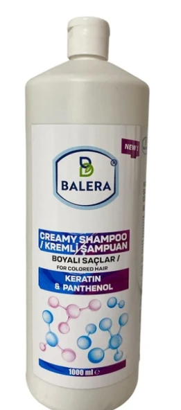 Kremli Şampuan Boyalı Saçlar İçin Keratin&Panthenol Destekli 1000ML ürün görseli 1