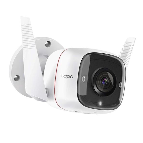 TP-LINK Tapo TC65 (C310) 30Mpix İç ve Dış Mekan IP66 WiFi 30Mt. Gece Görüşü İki Yönlü Ses Güvenlik Kamerası(1923) ürün görseli 1