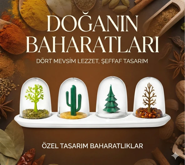 Seasoning Shakers Dört Mevsim Baharatlık ürün görseli 1