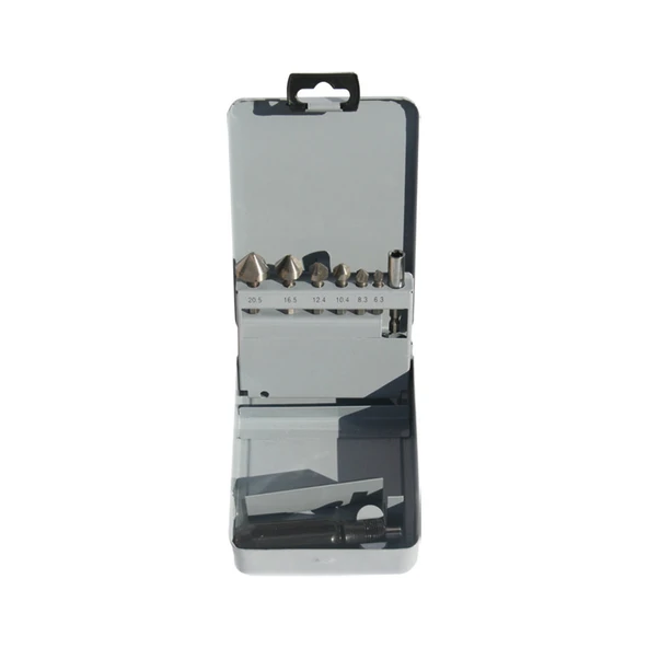 1/4'' SAPLI SET 6 PARÇA HAVŞA FREZE 90° HSS DIN335 ürün görseli 1