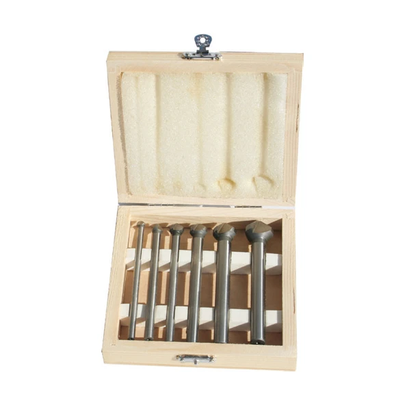 100mm SAPLI SET 6 PARÇA HAVŞA FREZE 90° HSS DIN335 ürün görseli 1