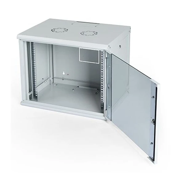 9U 60X45 19" URANIUM DUVAR TİPİ KABİNET + 2’Lİ FAN ÜNİTESİ ON/OFF ANAHTARLI ANALOG ürün görseli 1