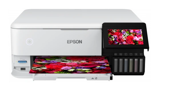 EPSON L8160 COLOR FOTO TANKLI YAZ/TAR/FOT/ETH/WIF/DUBLEKS BEYAZ ürün görseli 1