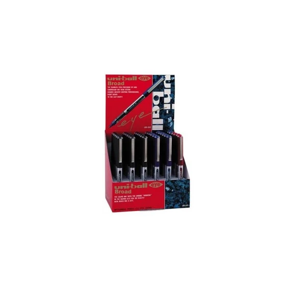 Uni-Ball Roller Kalem Eye Broad 1.0 Mm 36 Lı Set ub-150 (10)/3d ürün görseli 1
