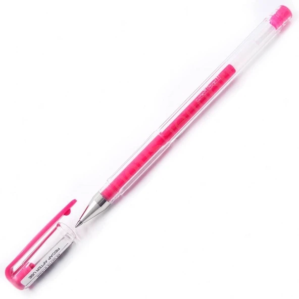 Uni-Ball Um-100 Roller Kalem Signo Fine Jel Bilye Uç 0.7 Mm Fosforlu Pembe (12 Li Kutu) ürün görseli 1