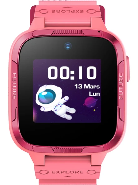 +360 360 Botslab E3 Pro Akıllı Çocuk Saati Pembe - Resim 2