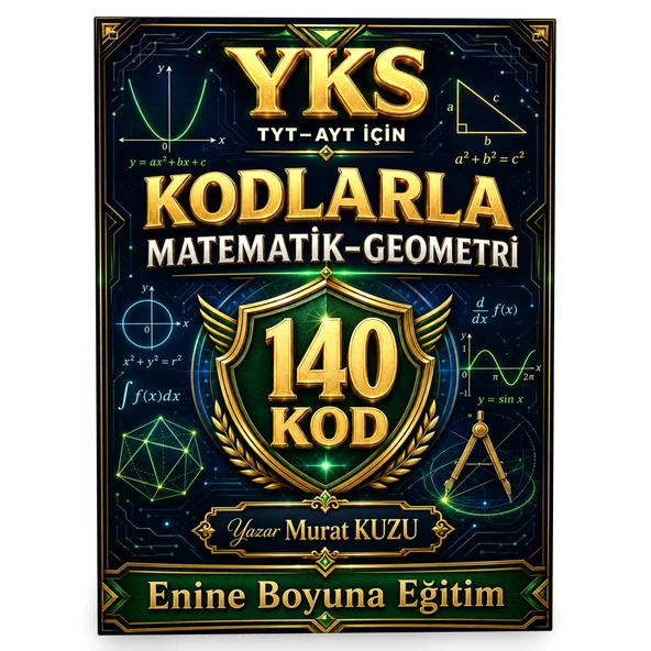 YKS TYT AYT Kodlarla Matematik Geometri 140 KOD ürün görseli 1