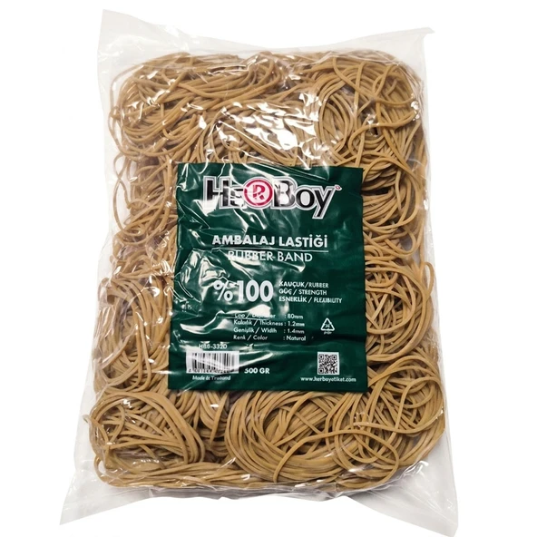 Herboy Midi Ambalaj Lastiği %100 Kauçuk 500 Gram Poşet 3320 ürün görseli 1