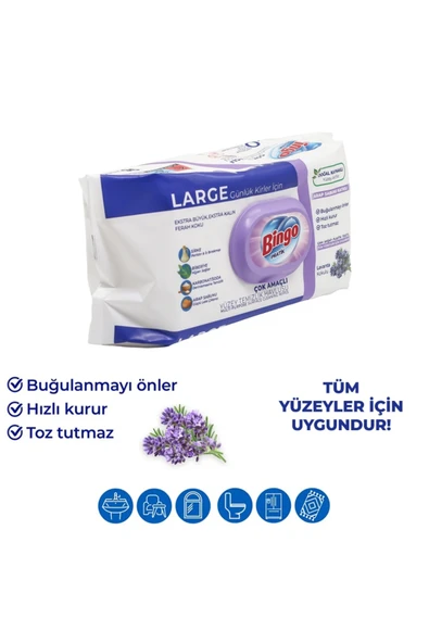 Bingo Yüzey Havlusu Lavanta 96 lı X 1 Paket ürün görseli 1