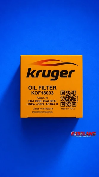 Kruger KOF18003 Motor Yağ Filtresi ürün görseli 1