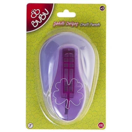 Bu-Bu Sticker Eva Ve Kağıt Delgeç Yonca 3 BUBU-DE0014 ürün görseli 1
