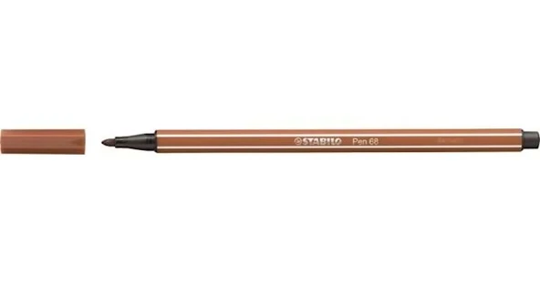 Stabilo 68/38 Keçe Uçlu Boya Kalemi 1 Mm Kan Kırmızısı (10 Lu Kutu) ürün görseli 1