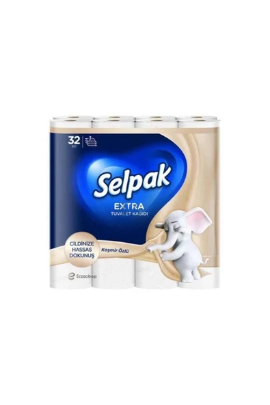 Selpak Extra Tuvalet Kağıdı Kaşmir Özlü 32'li ürün görseli 1