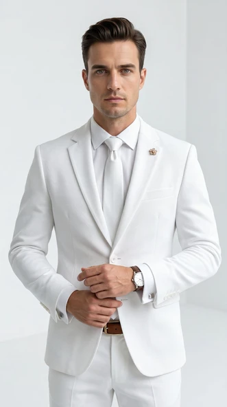 CK093 Erkek Slim Fit Blazer Ceket – Plus Scorpion Tek Düğmeli Spor & Klasik Kombin ürün görseli 1