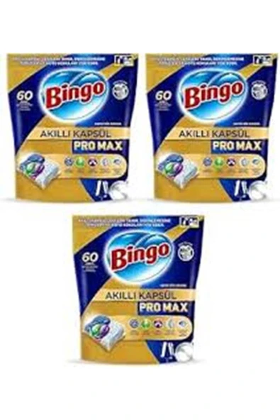 Bingo BİNGO BULAŞIK MAKİNASI TABLET PRO MAX 3*60 TOPLAM 180 ADET ürün görseli 1
