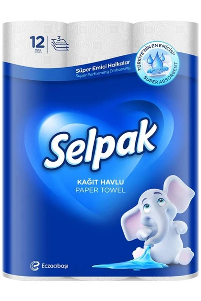 Selpak Kağıt Havlu 12 Li ürün görseli 1