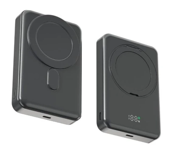 Snapron SNP-3025 PD 22.5W Hızlı Şarj Lcd Ekran Magsafe 10000 mAh Powerbank ürün görseli 1