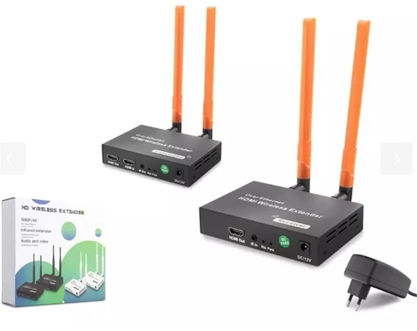 Hadron HDX1384 300mt Hdmi Wireless Kvm Extender Loop-Out Kablosuz 1080P (Audio and Video) ürün görseli 1